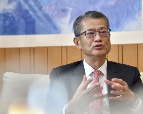 陳茂波指香港將力爭2050年前實現碳中和。資料圖片