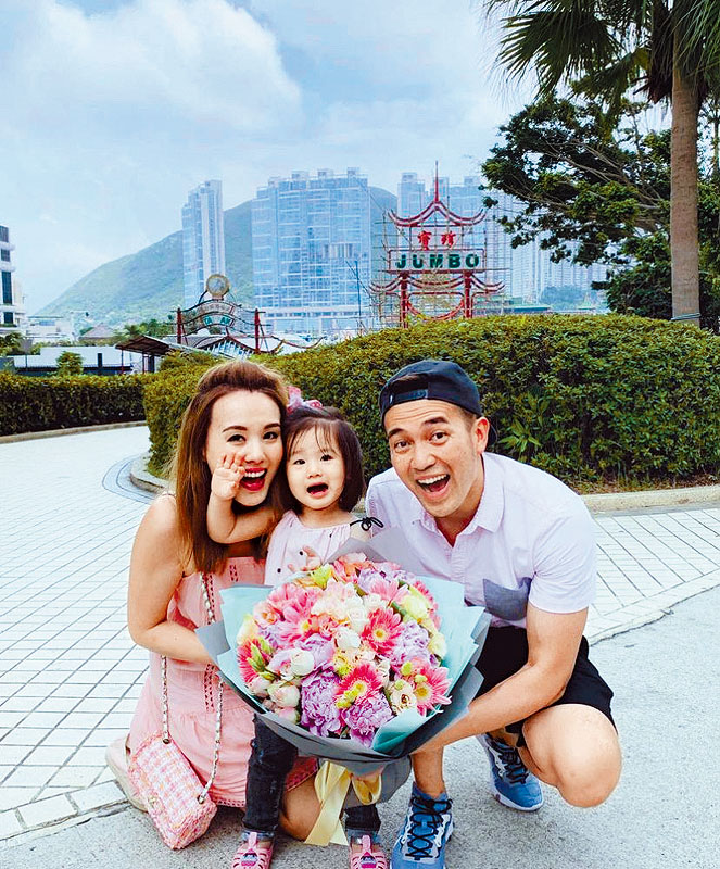 楊洛婷與家人在海鮮舫留下不少美好回憶。