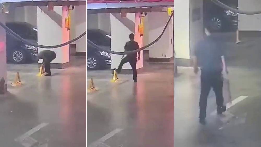 湖南公職人員涉因車位糾紛暴力毀地鎖。