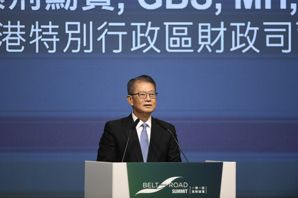 陳茂波指人工智能正深刻改變經濟增長及商業競爭。 陳茂波指人工智能正深刻改變經濟增長及商業競爭。