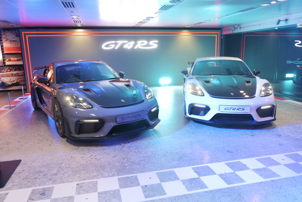 ●首兩輛抵港的全新718 Cayman GT4 RS均配有Weissach Package配件套餐，據知連稅落地價超過260萬港元。