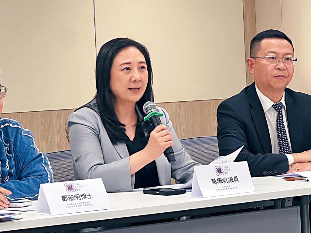 葛珮帆冀政府推行更多政策及配套,配合本港低空經濟發展。