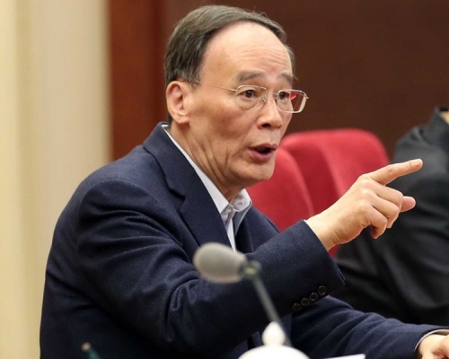 王岐山下周将出席中美新经济论坛，首次公开谈论贸易战。资料图片