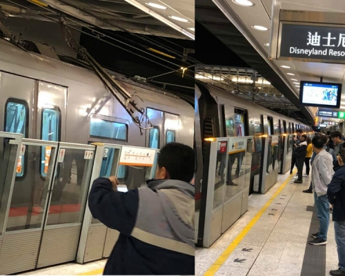 ‎東涌線一列列車故障。Happy Lee‎ 突發事故報料區圖片