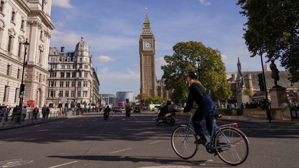 自行车在伦敦成为越来越受欢迎的出门工具。网图 