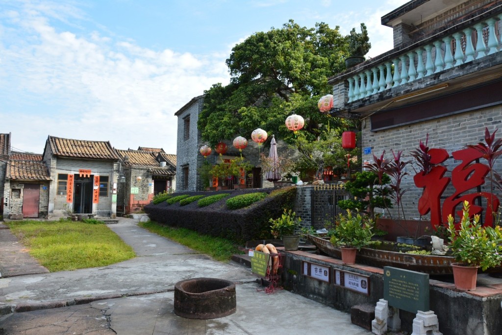 塘尾古村一景