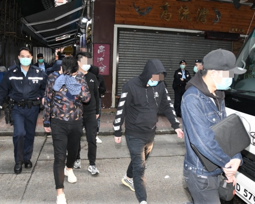 警方當日拘捕多人。資料圖片