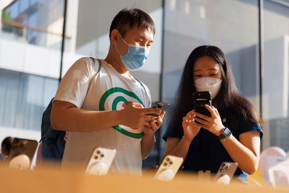 有報道指，iPhone 15在中國市場銷量遠低於上一代。路透社