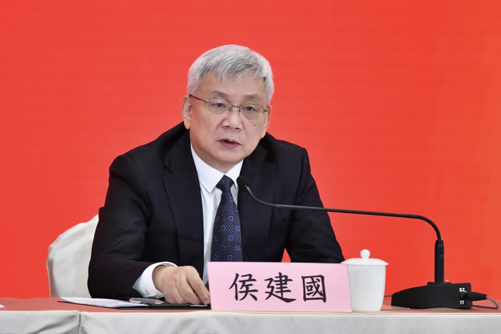 中國科學院院長、黨組書記侯建國。 中國科學院院長、黨組書記侯建國。