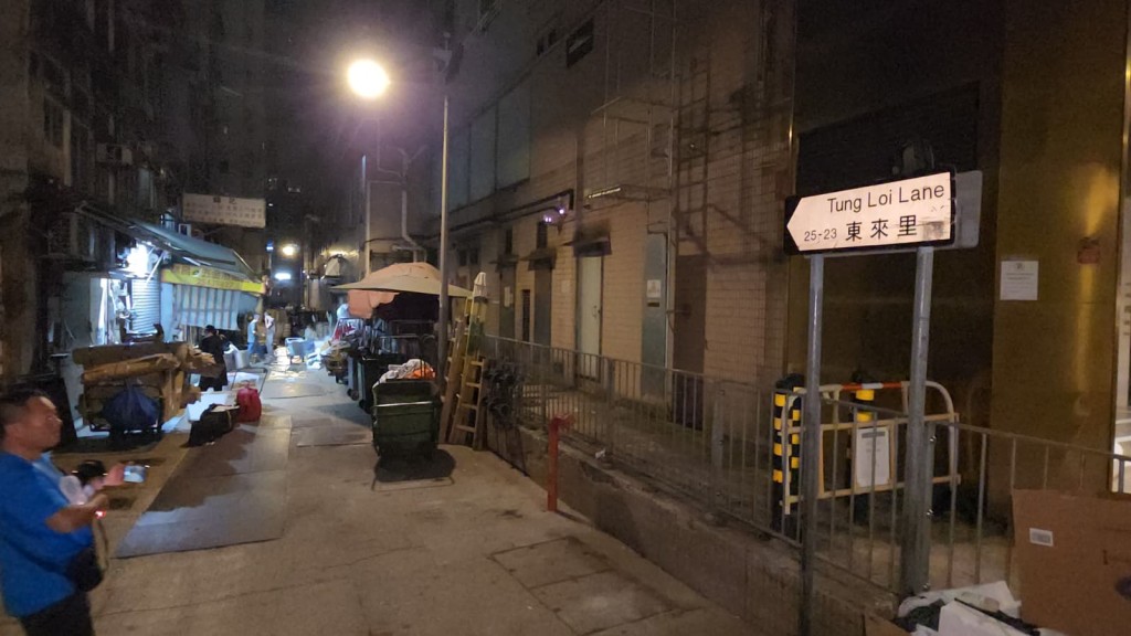 上環東來里男子遇到失30萬元。黎志偉攝