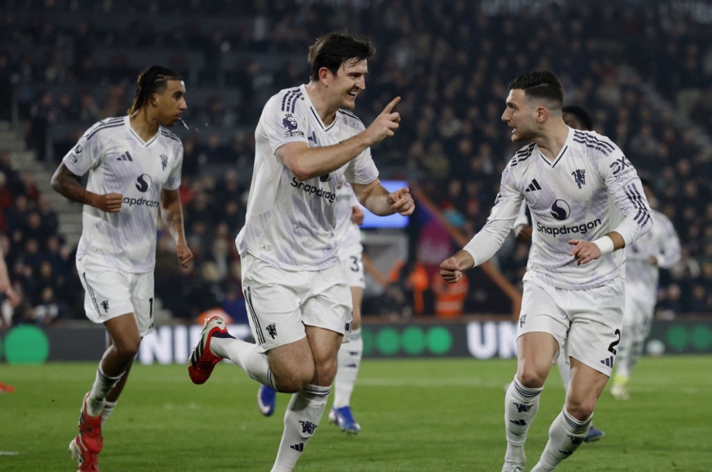 曼聯作客2:2和般尼茅夫。路透社 曼聯作客2:2和般尼茅夫。路透社