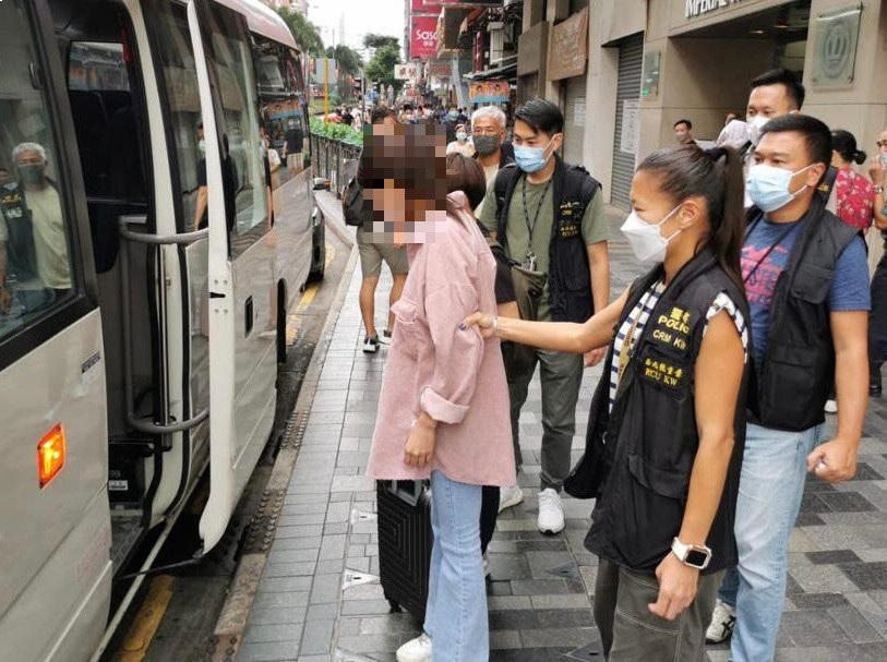 警方放蛇揭發有日本av女優來港賣淫。(資料圖片)
