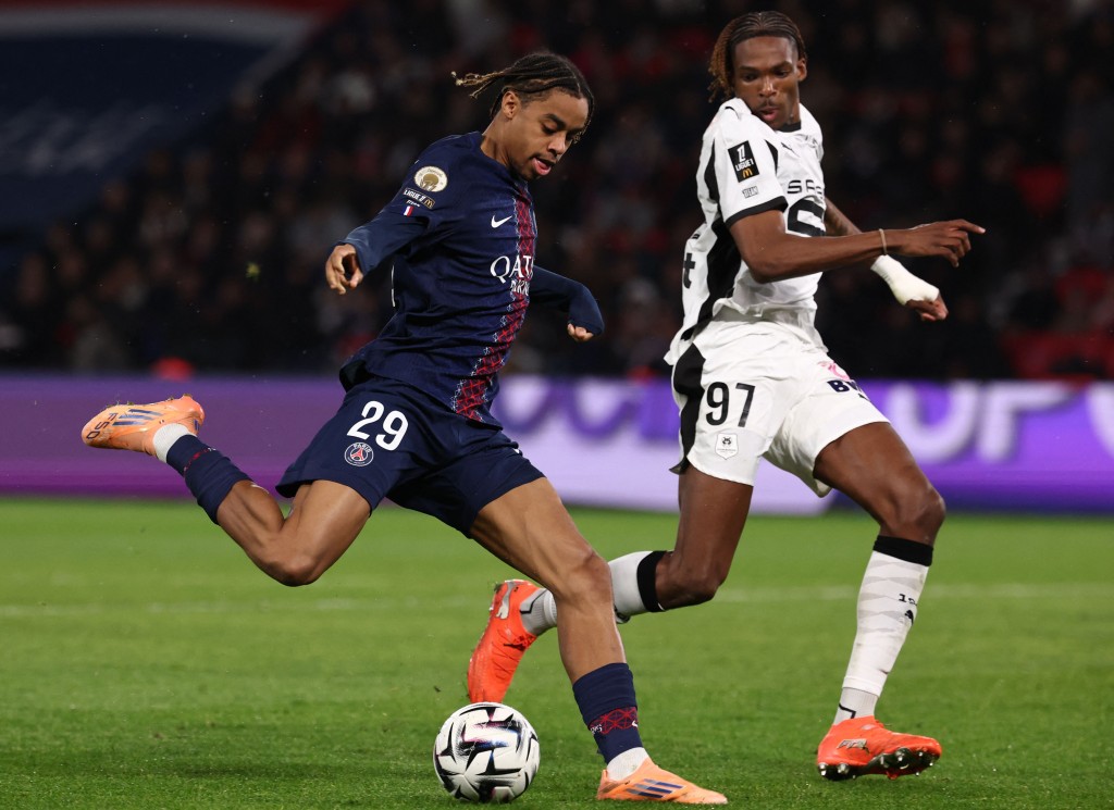 中堅謝列美查基L1比賽，法新社。