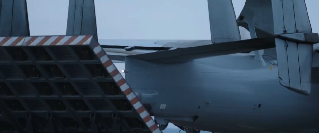 解放军《制胜》宣传片中，展示“空警-600”弹射试飞片段。央视截图