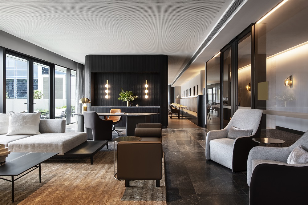Melbourne Marriott Hotel Docklands的一百八十九間房間，悉數寬敞舒適。