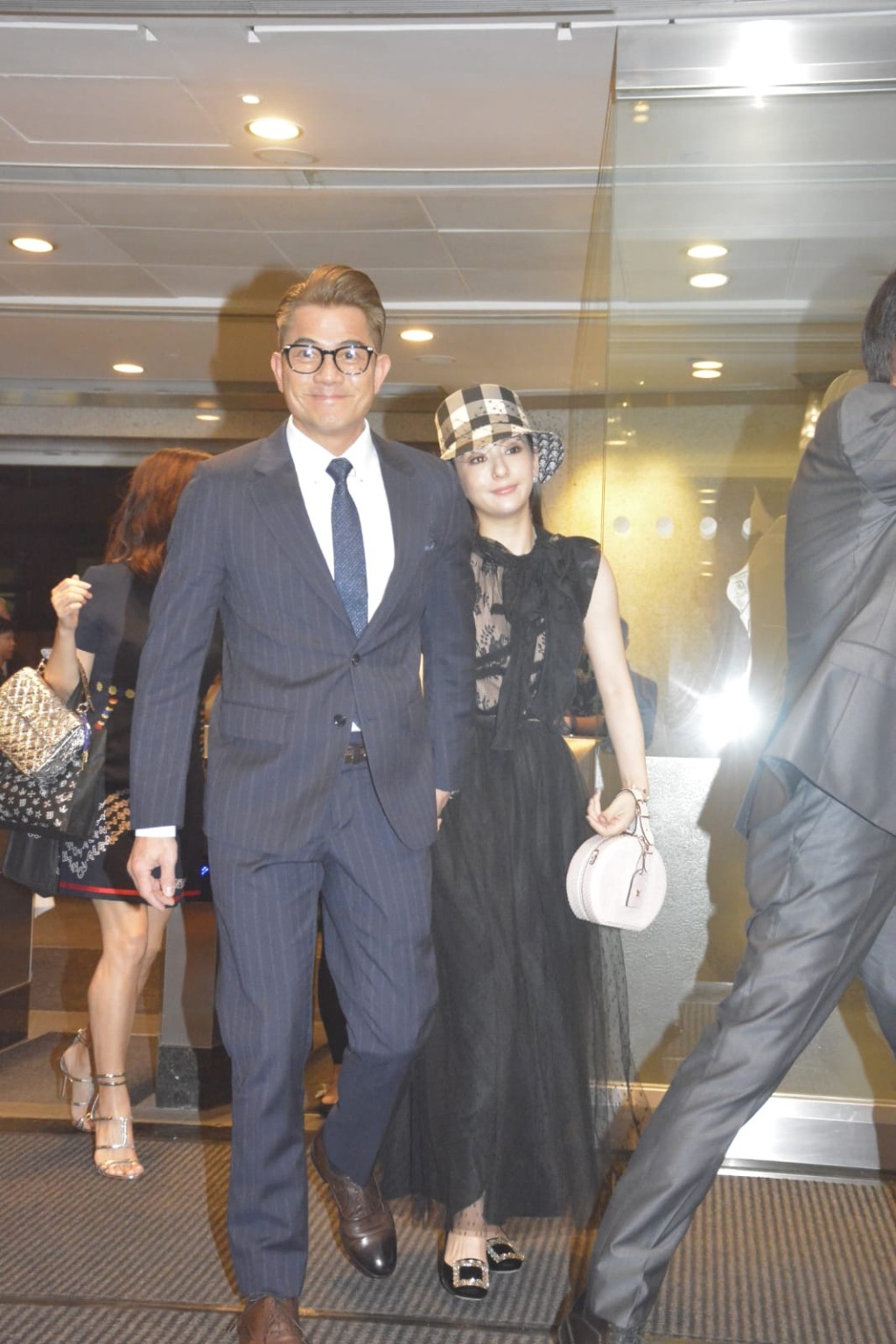 郭富城與方媛現身馬場