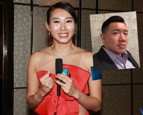 庄端儿同杜汶泽合作主持网台节目。