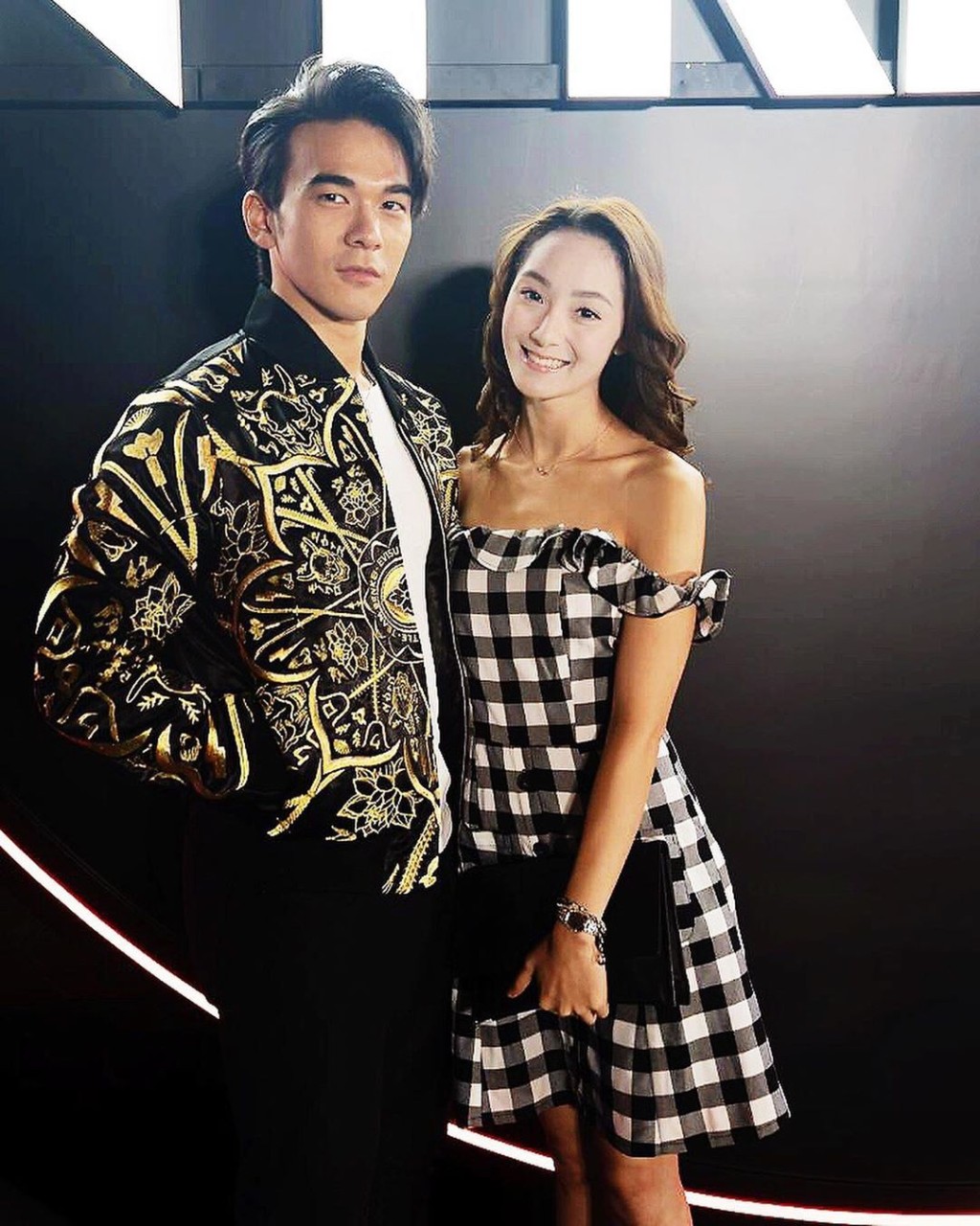 日前，星二代Andrew和女友獲公關邀請情侶檔出活動。