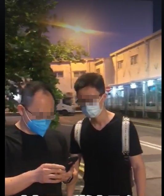 譚文豪FB影片截圖