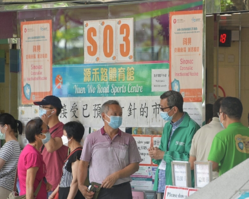 截至過去24小時，共有約61,300人接種疫苗。