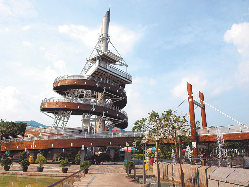 大埔海濱公園有昆蟲屋、棕櫚園、海濱長廊等設施