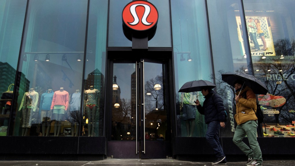 位於紐約的一間Lululemon分店。 路透社