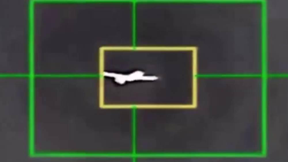 伊朗公布擊落美軍MQ-9「死神」無人機畫面。 央視