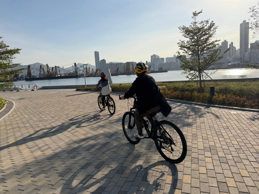 「復活節單車尋寶團」(圖片來源:土木工程拓展署) 「復活節單車尋寶團」(圖片來源:土木工程拓展署)