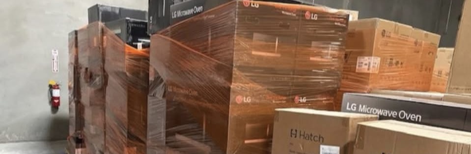 南加州破货运盗窃集团检获大型货物如微波焗炉。 LASD