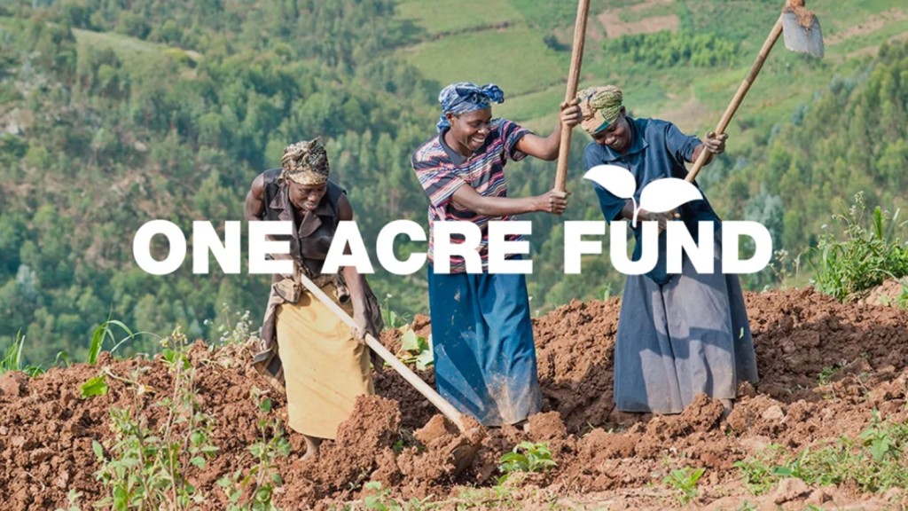 入选的非政府组织包括「一亩田基金」（One Acre Fund）。网图
