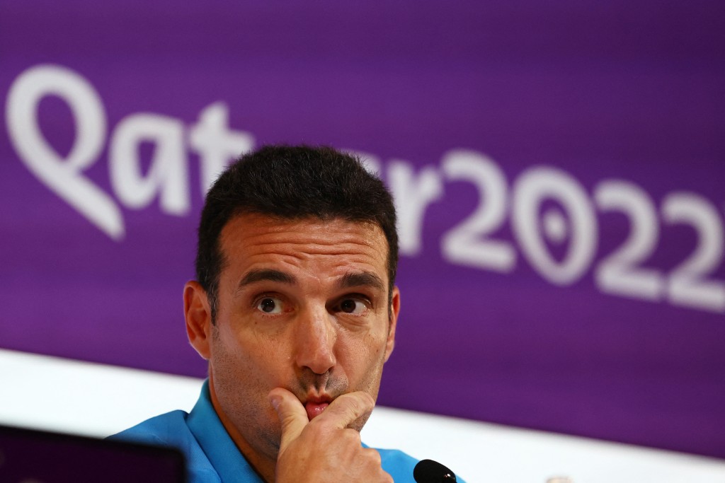 阿根廷國家隊教練史卡朗尼表示，馬勒當拿將會在比賽中，一直注視著他們。Reuters