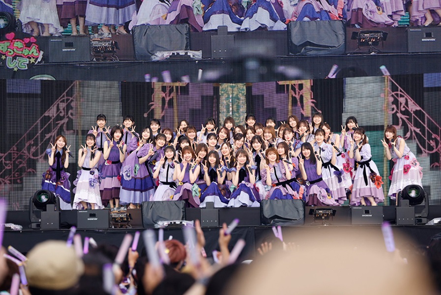 乃木坂46 10周年紀念演唱會，兩日吸引14萬fans入場。