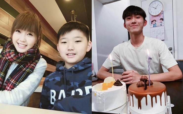 小時候的Carson都青靚白淨，只是有少許胖，但長大後更加不得了。