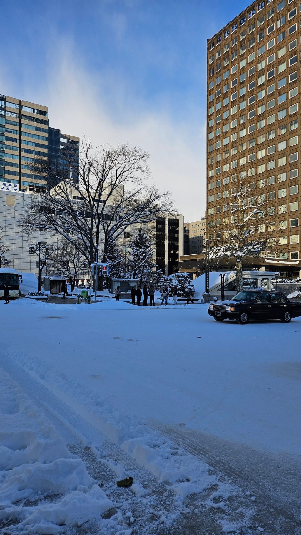 札幌跌至零下5.6°C，為該市入冬以來最低溫。（X@aidainjapan）