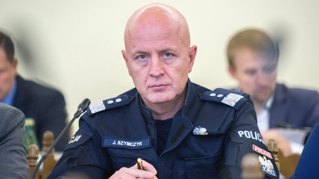波蘭警察總長希姆奇克(Jaroslaw Szymczyk)。 TWITTER圖