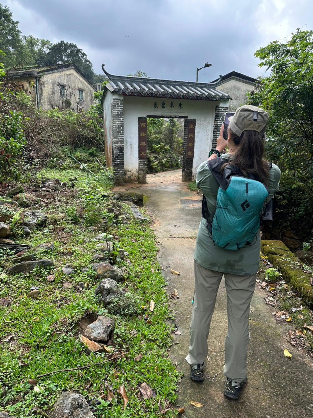 羅淑佩沿途拍照打卡。羅淑佩FB