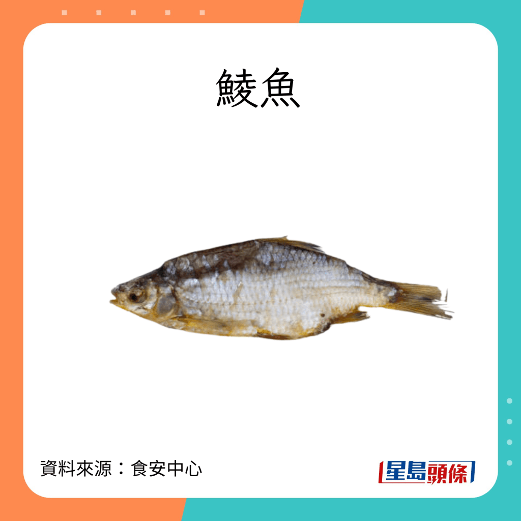水銀含量較低的常見魚類