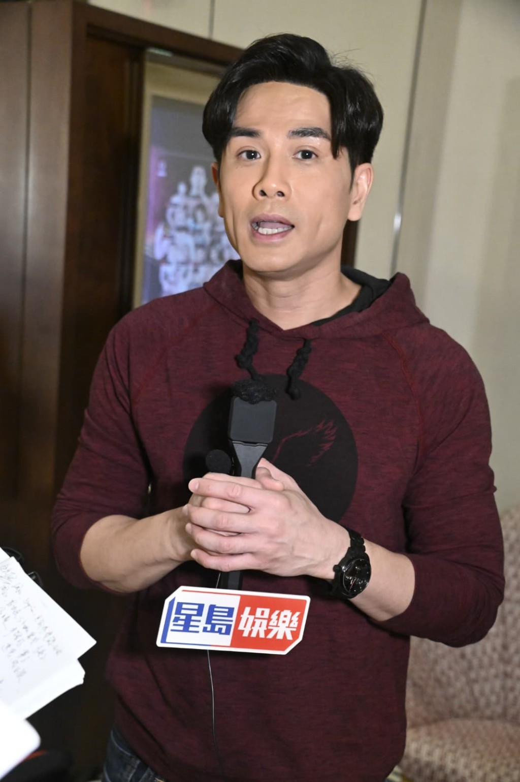 伍允龍指女友特意去做他喜歡食的栗子蛋糕。