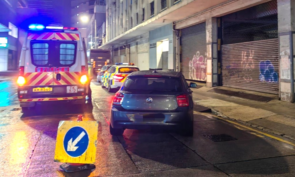 被截查私家车。