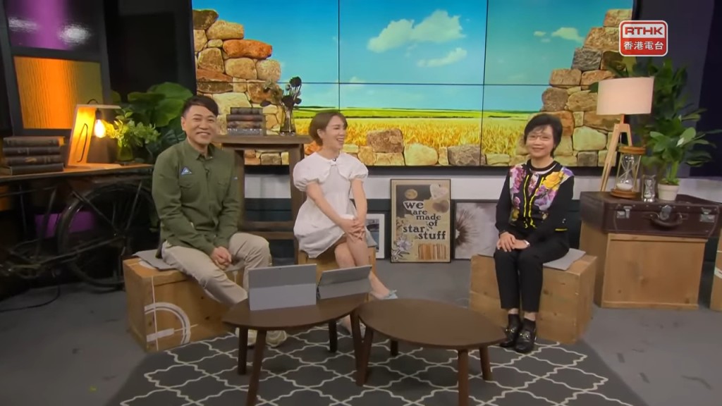 張德蘭曾接受港台節目《香江暖流：我們的VIP》訪問，大談昔日「四朵金花」往事。