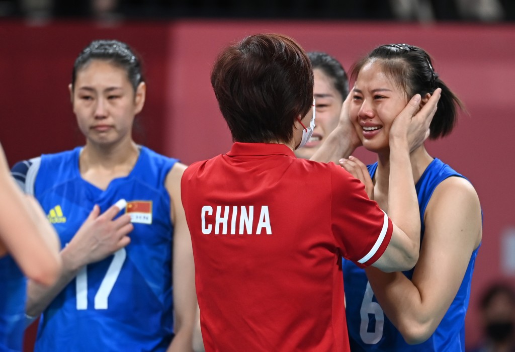 中國女排用勝利送別主帥 。新華社