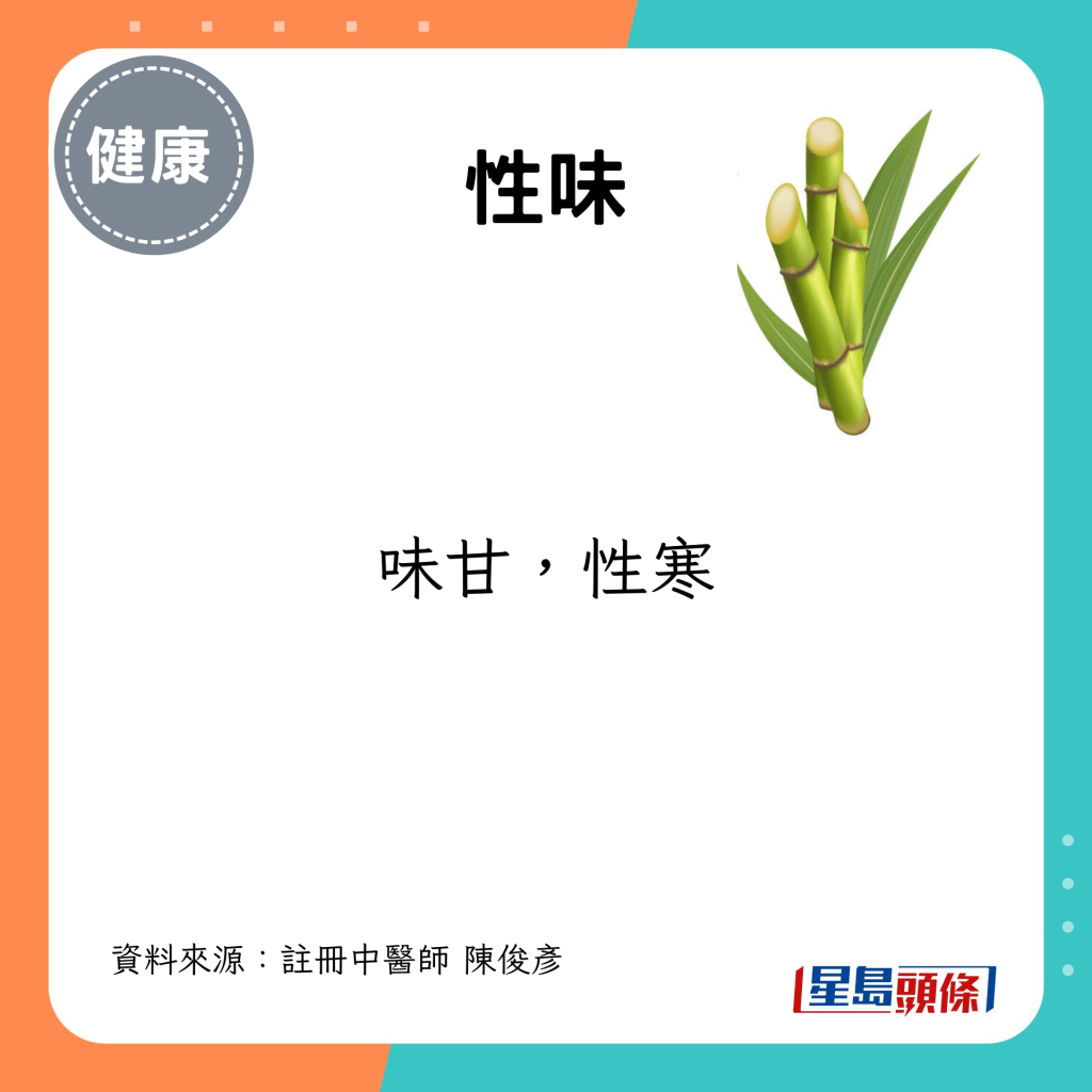 味甘，性寒