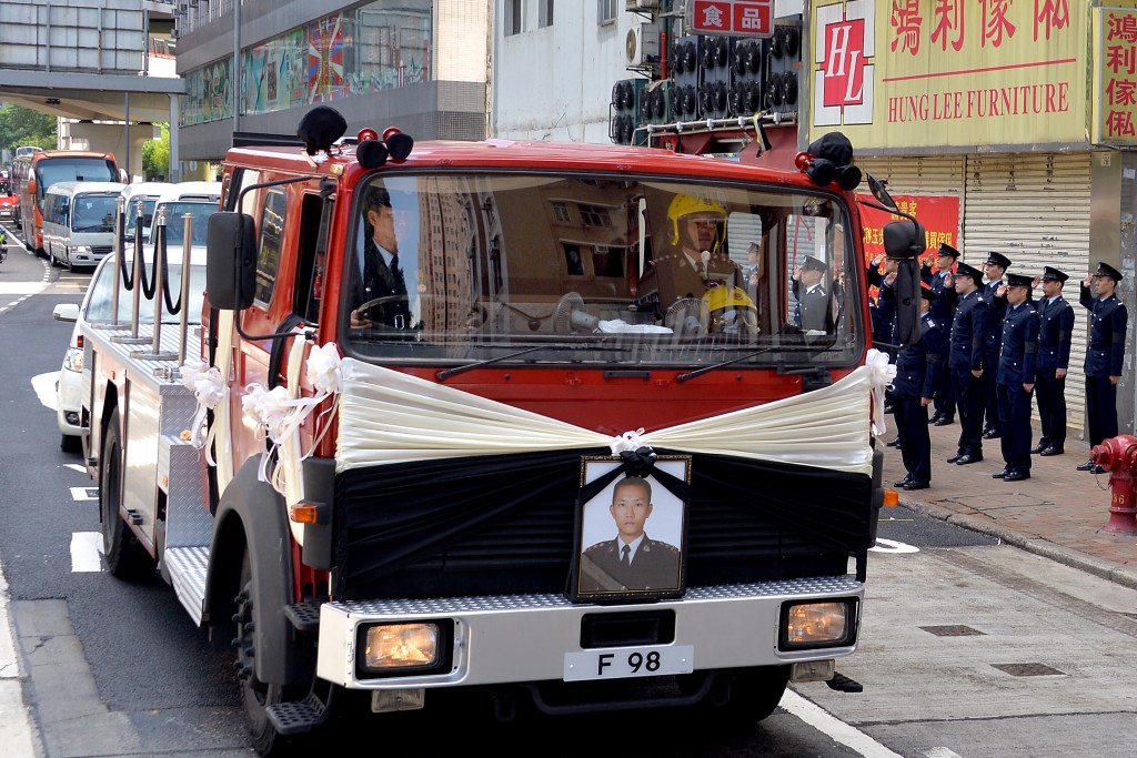 高級消防隊長張耀升殉職。資料圖片