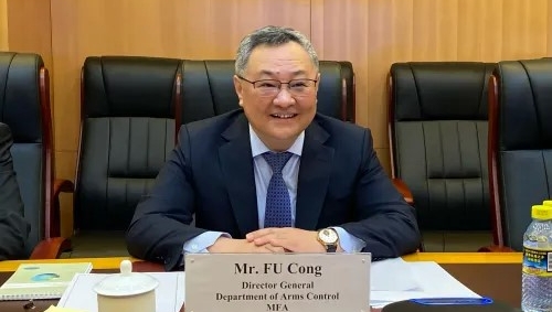 傅聰候任中國常駐聯合國代表。