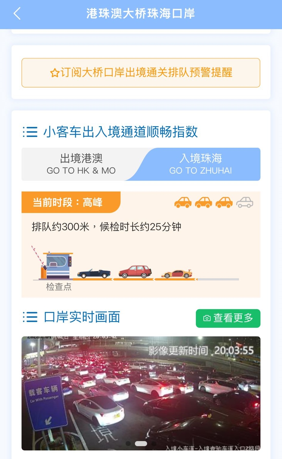 至晚上8時許車流逐漸紓緩。 至晚上8時許車流逐漸紓緩。
