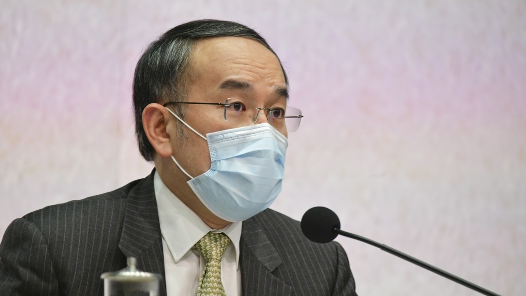 財經事務及庫務局局長許正宇。資料圖片
