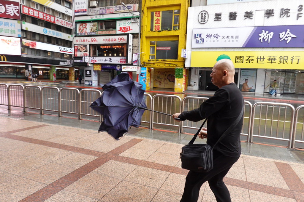 颱風楊柳在台灣造成廣泛破壞。中時