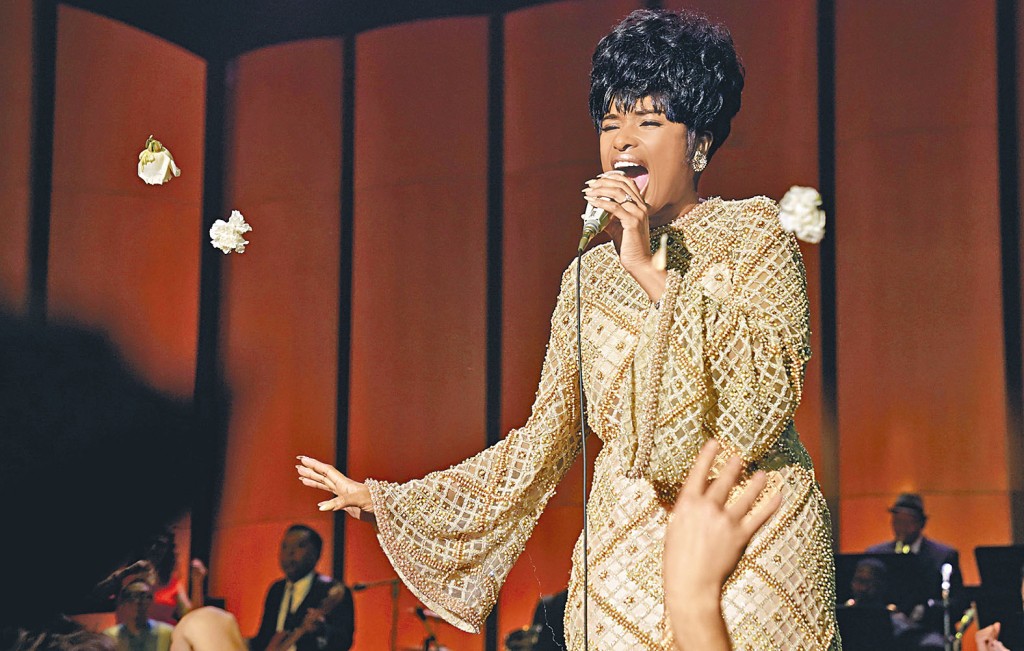 珍妮花赫遜扮演已故騷靈天后Aretha Franklin獲提名爭影后。