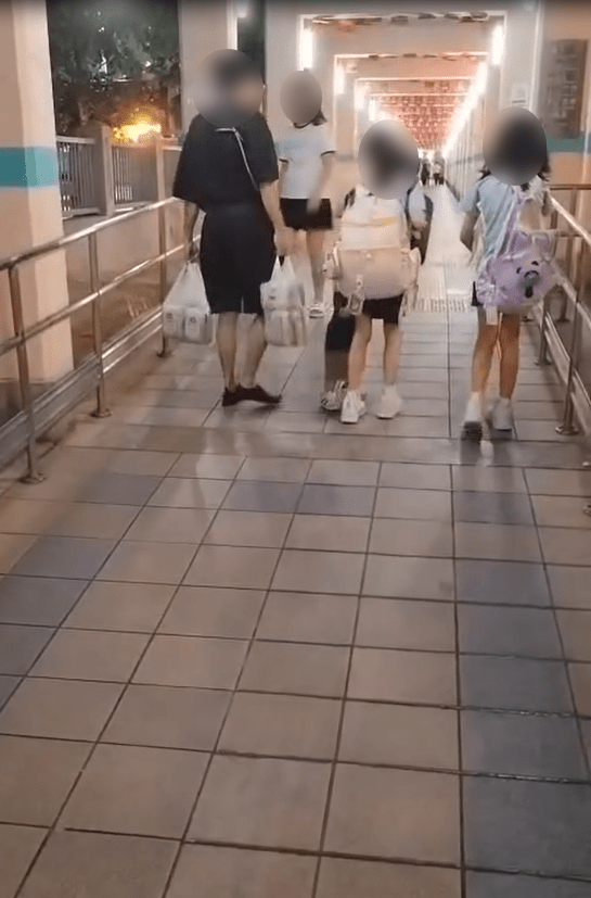 影片完結時未知女童事發狀況。(Threads影片截圖) 影片完結時未知女童事發狀況。(Threads影片截圖)