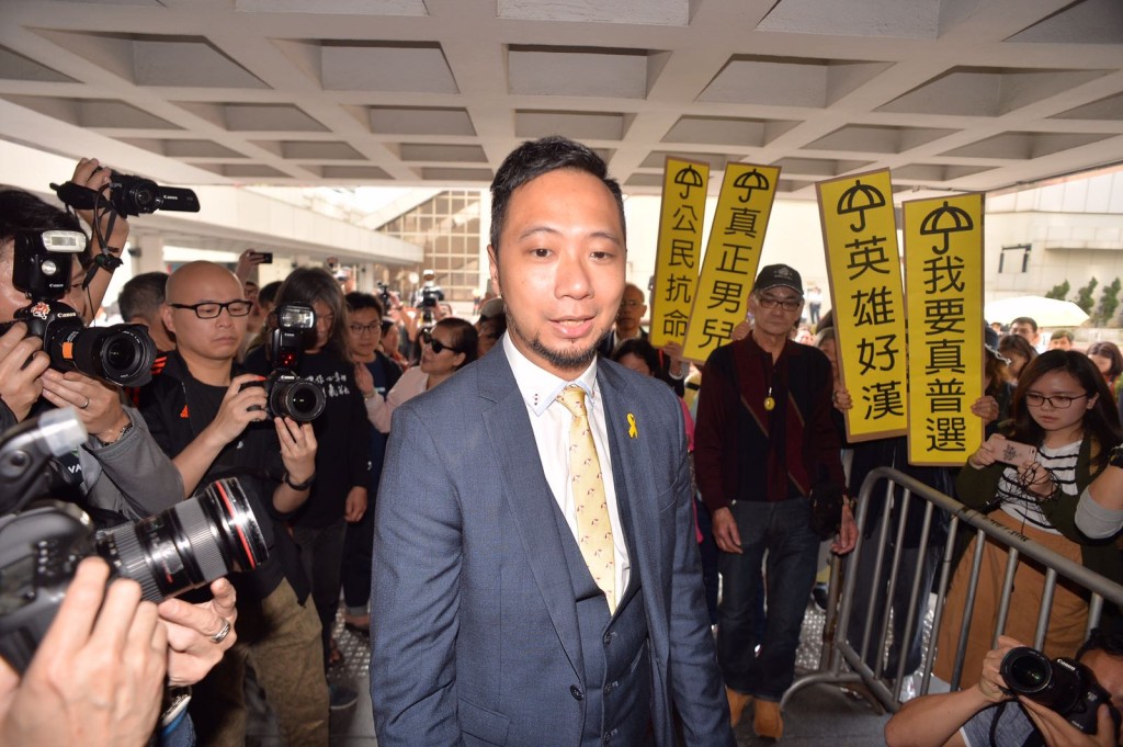 曾健超指放棄上訴因七警已定罪。